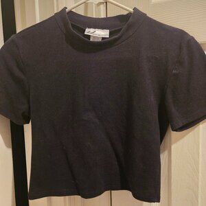 Vixen Bad Girl Crop Top, Small, Black